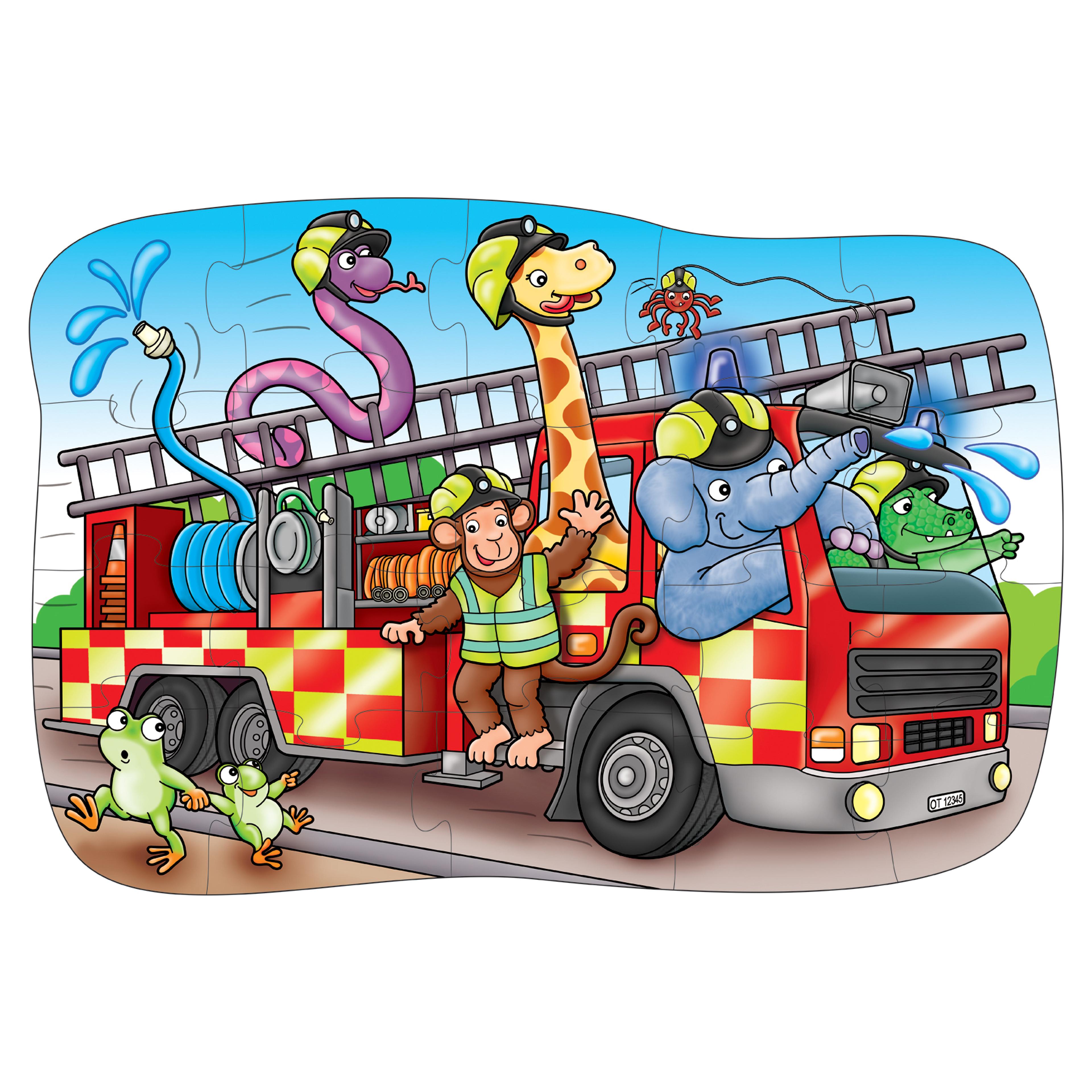 ORCHARD TOYS Fire Engine Jigsaw - 20 Piece