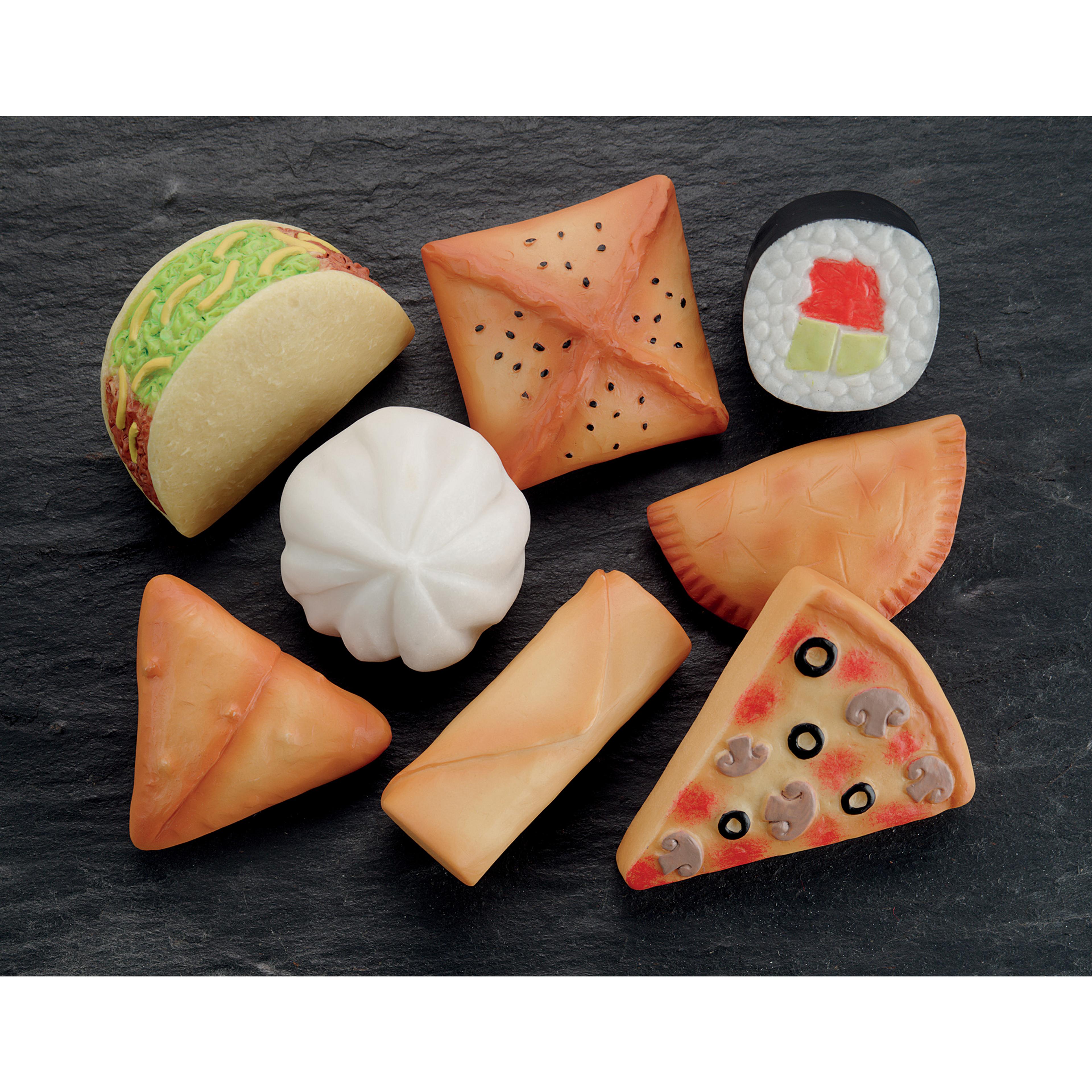 Yellow Door Mud Kitchen Foods Of The World Stones Pack of 8