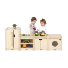 Wisdom Toddlers Complete Kitchen - 4 Piece Set