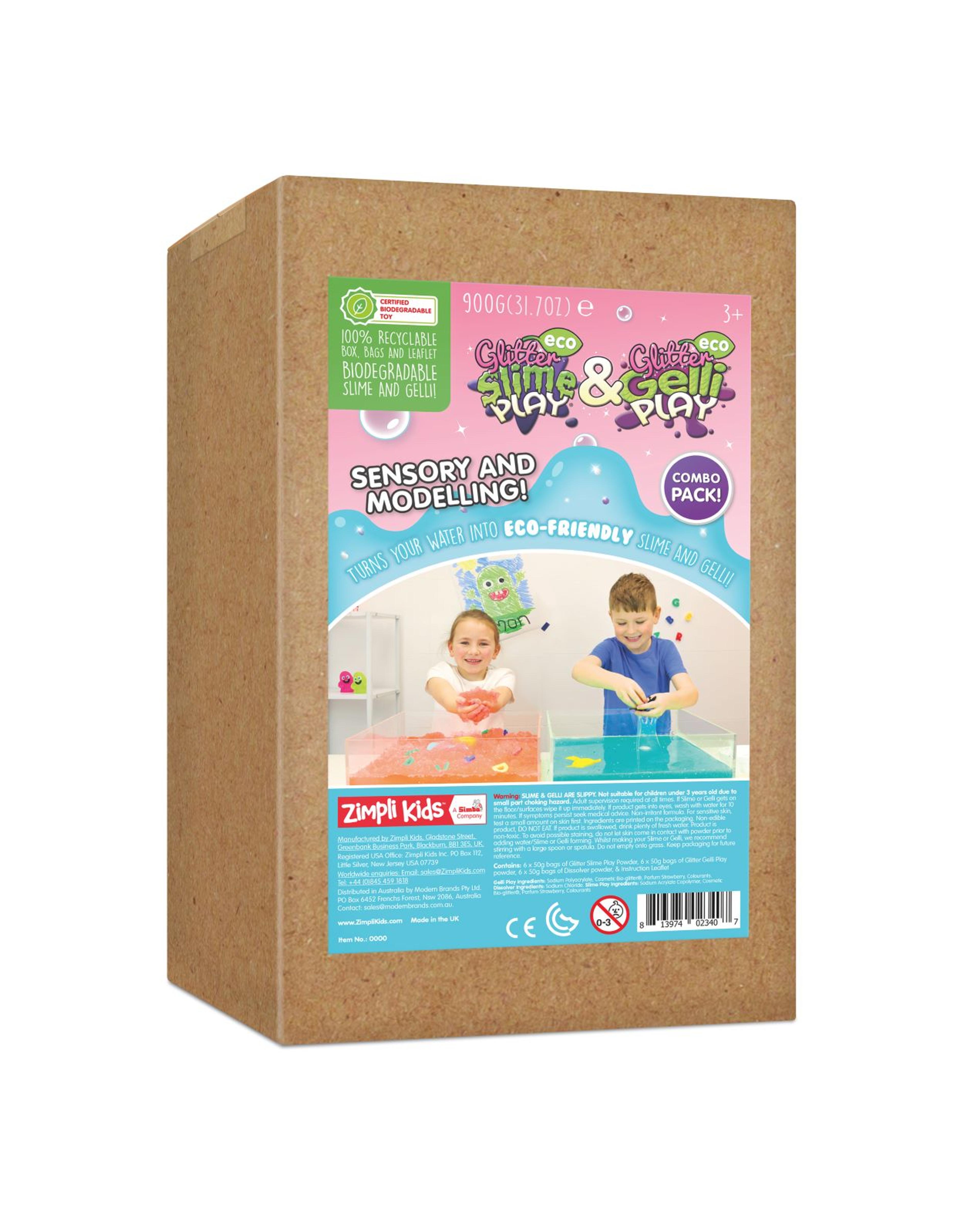 ZimpLi kids Glitter Gelli And Slime Combo Pack