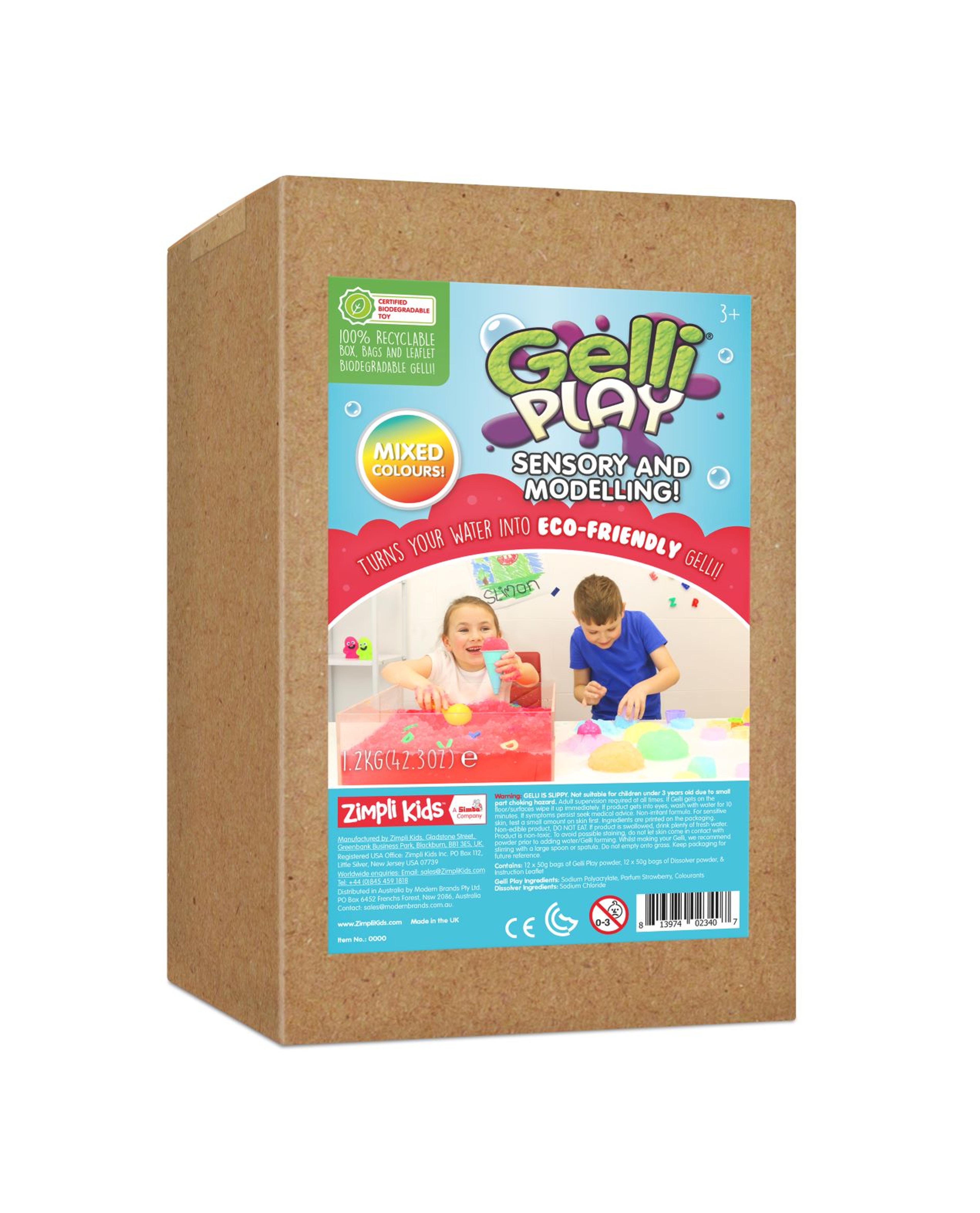 ZimpLi kids Gelli Play - Red/Orange/Aqua/Yellow