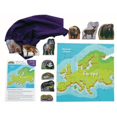Just Jigsaws European Animals and Their Continent