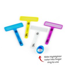 Learning Resources Finger Focus Highlighter Group Set - Pack of 6