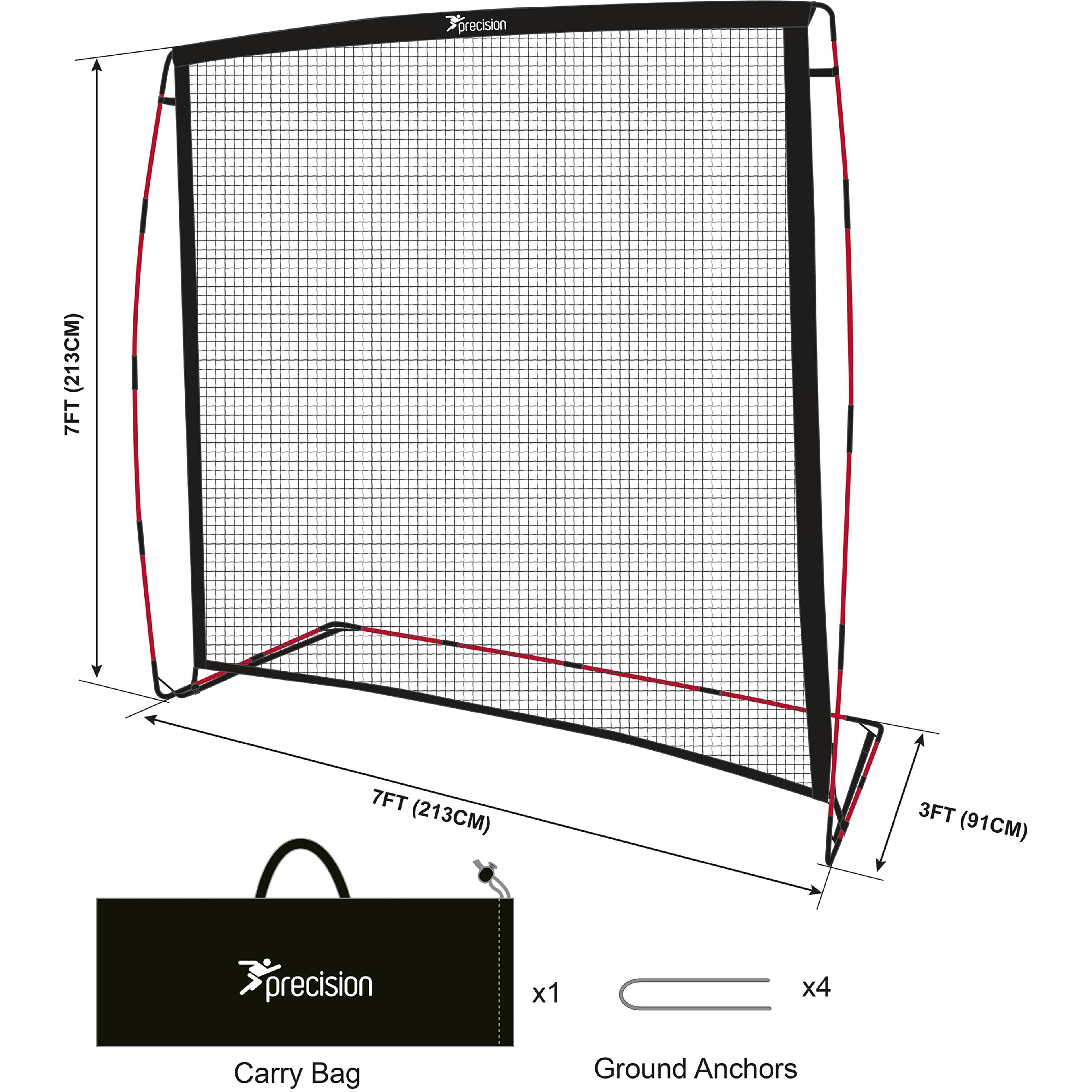 Precision Multi-Sport Practice Net - 7x7'