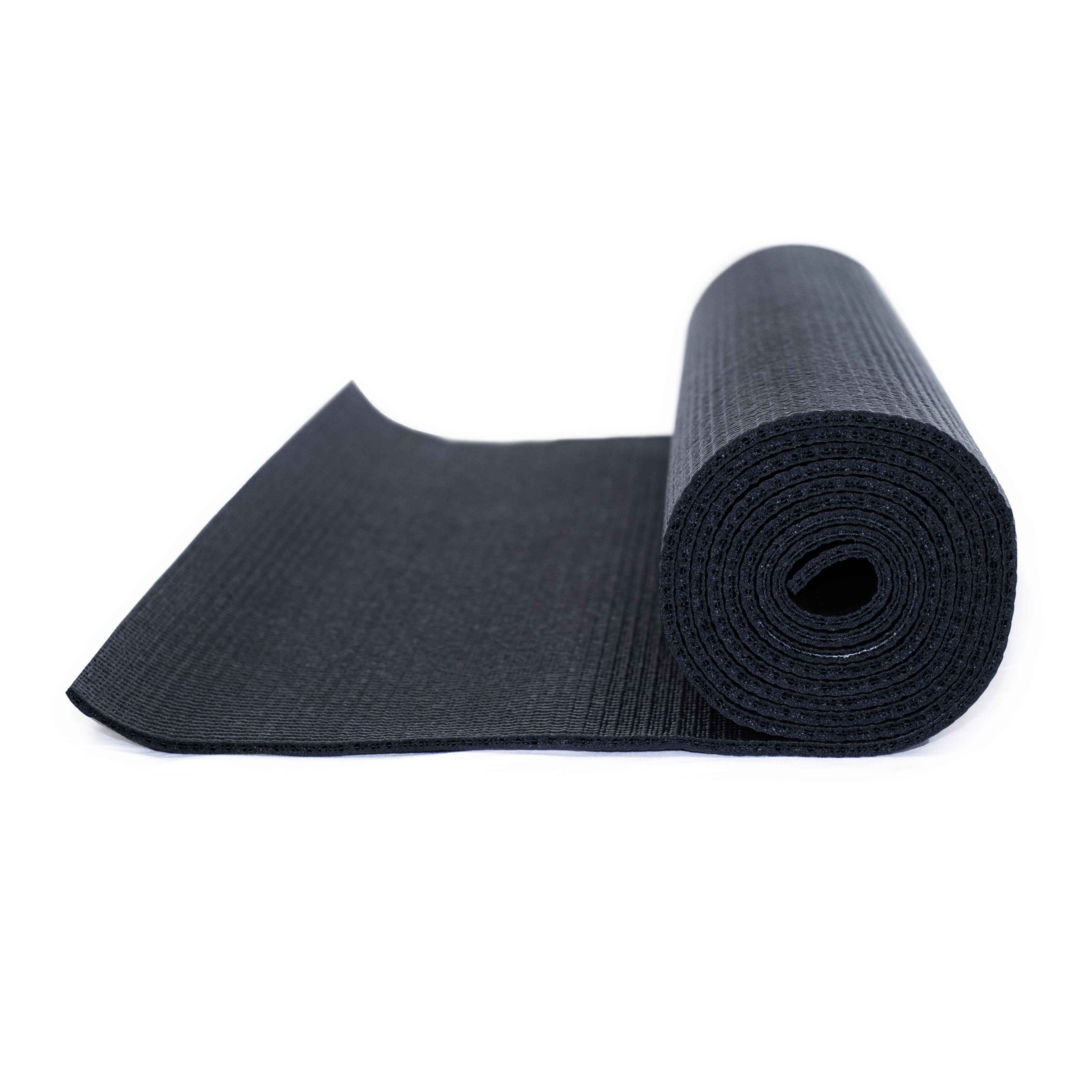Fitness Mad Warrior Yoga II Mat - Black - 4mm 
