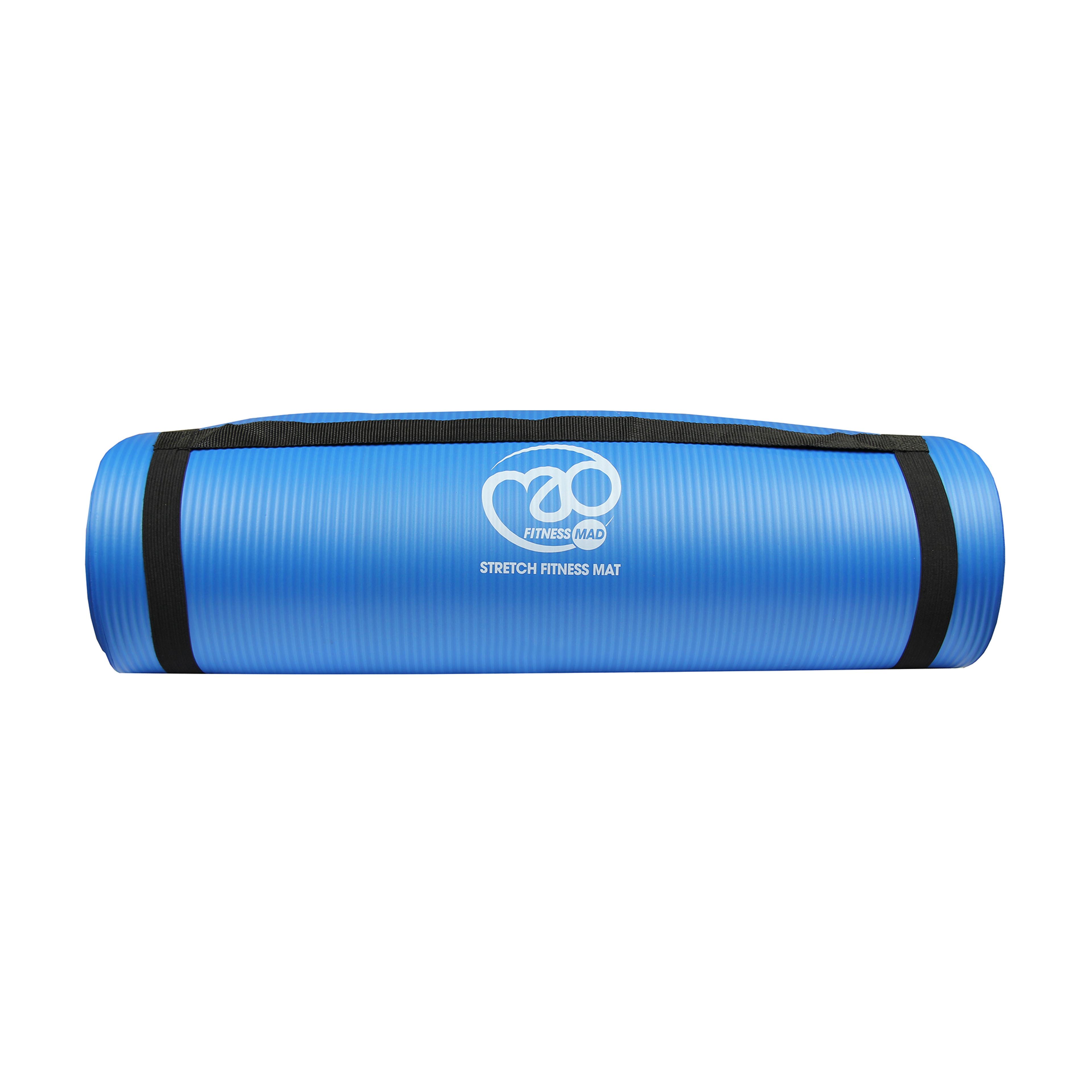 Fitness Mad Stretch Fitness Mat - Light Blue - 10mm