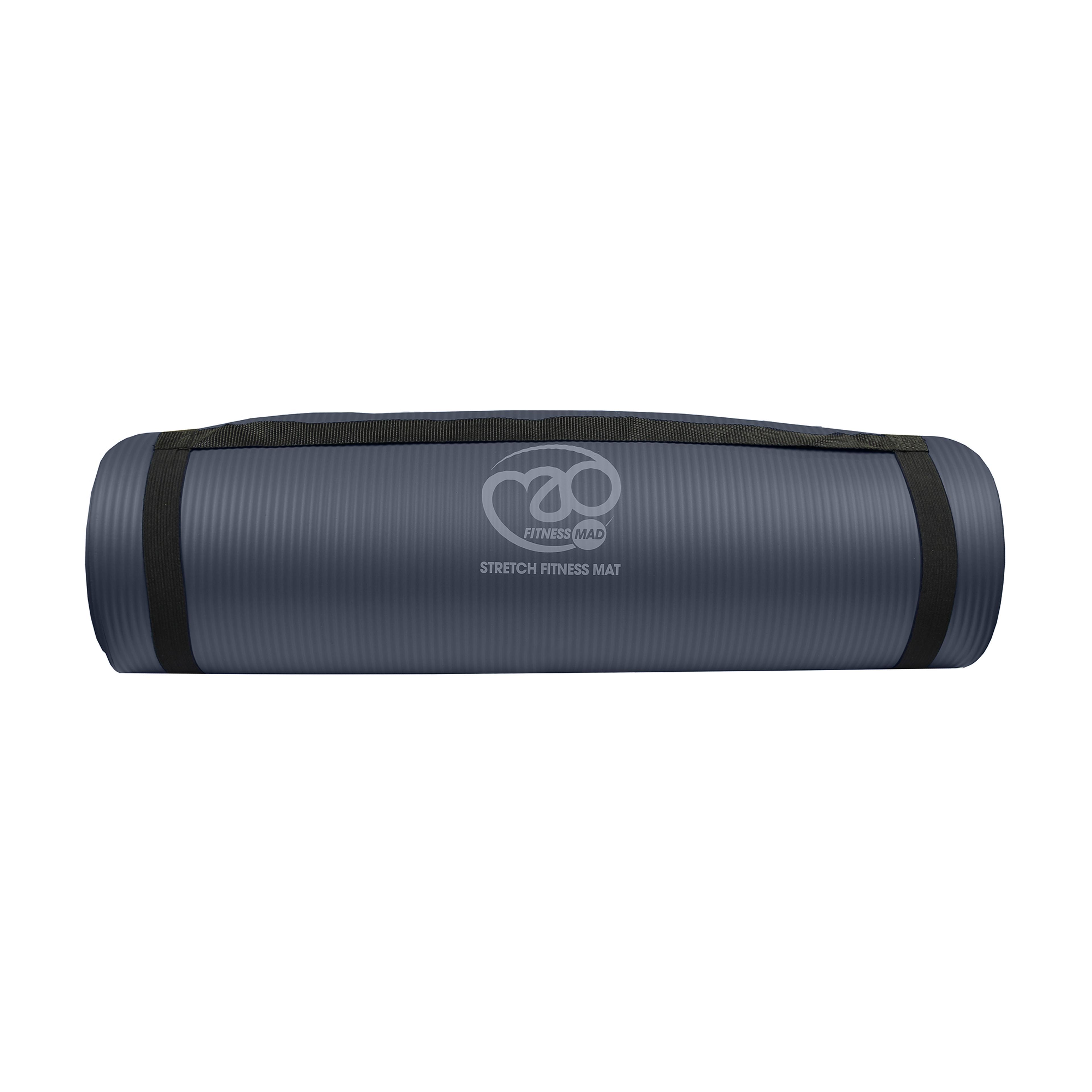 Fitness Mad Stretch Fitness Mat - Grey - 10mm