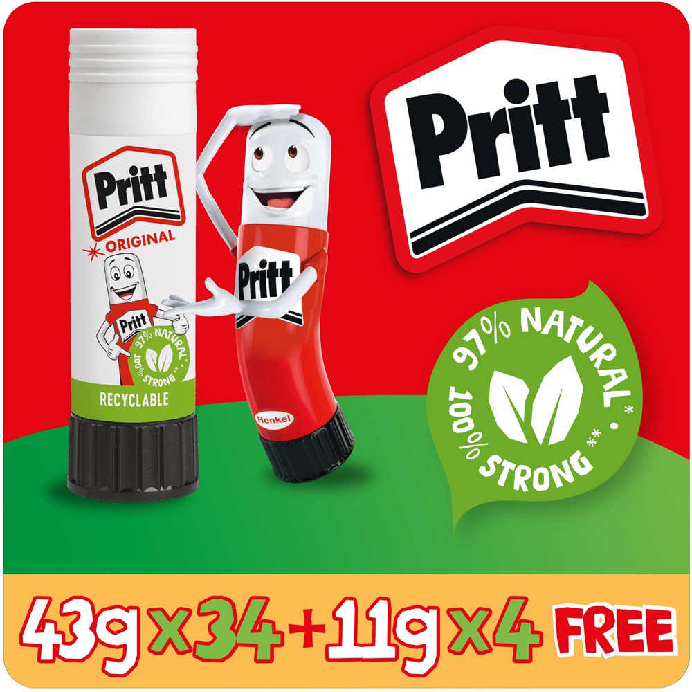 Pritt 43gx34 With Free 11g Sticks