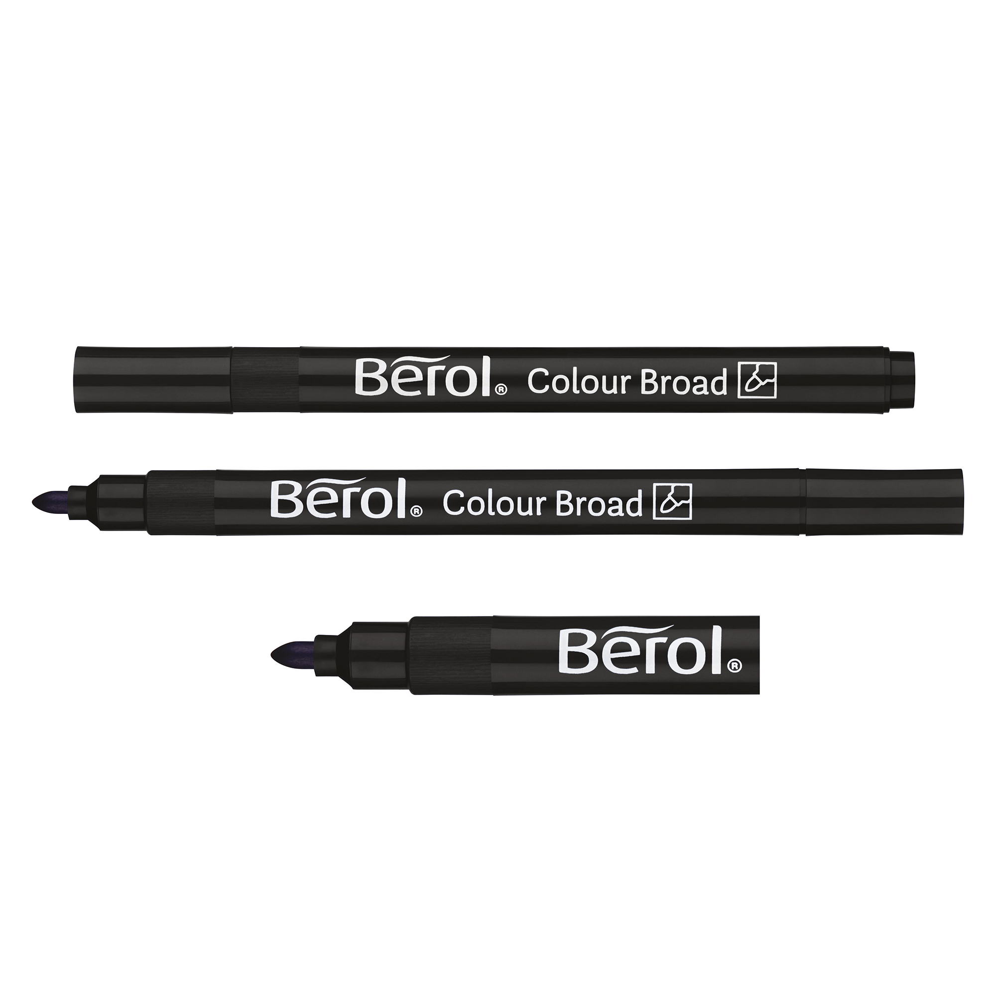 BEROL COLOURBROAD Class Pack of 288 assorted pens 12 different colours FREE P&P 