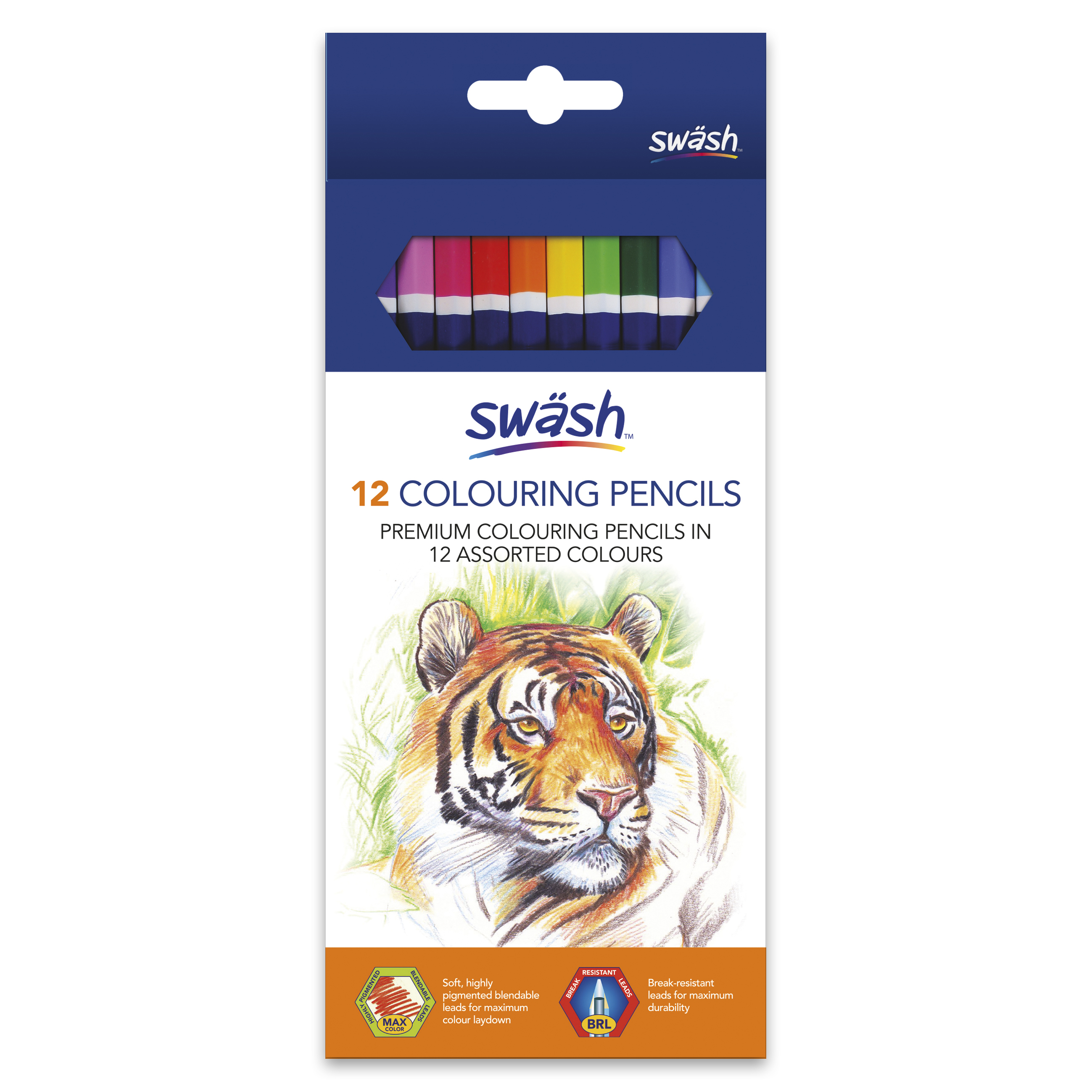 Sw?ñsh Colour Pencil Premium Assorted P12