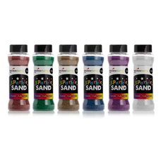 Rainbow Eco Play Eco-Friendly Sparkle Sand Shakers - Pack of 6