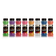 Rainbow Eco Play Eco-Friendly Coloured Sand Shakers - Pack of 8