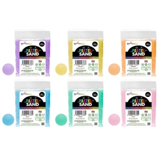Rainbow Eco Play Eco-Friendly Pastel Sand Refills - Pack of 6