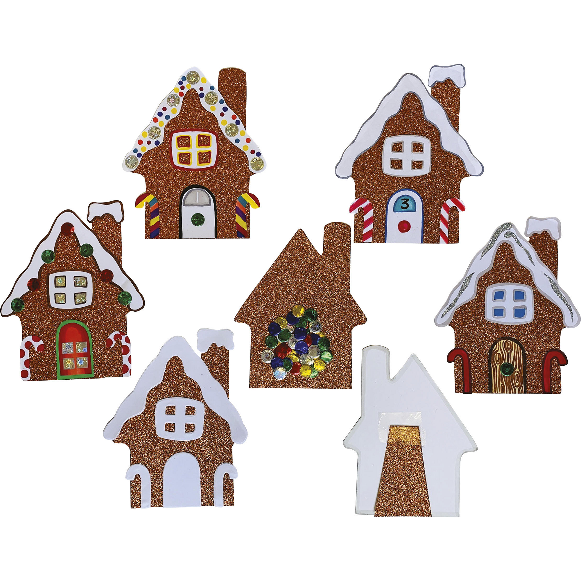 Gingerbread House Cards Pk30