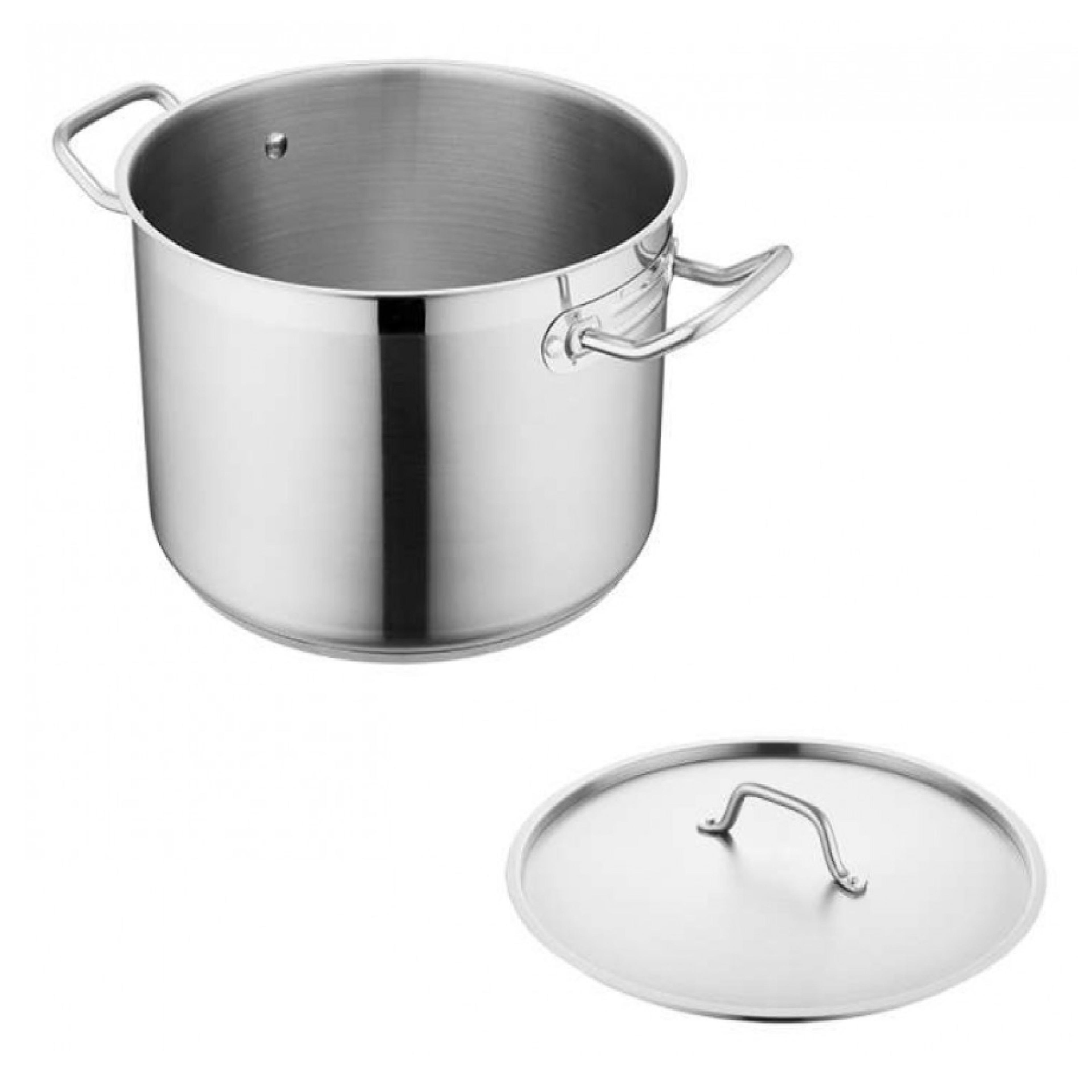 Chef Set Stainless Steel Casserole Pan with Lid - 24.4L/35cm