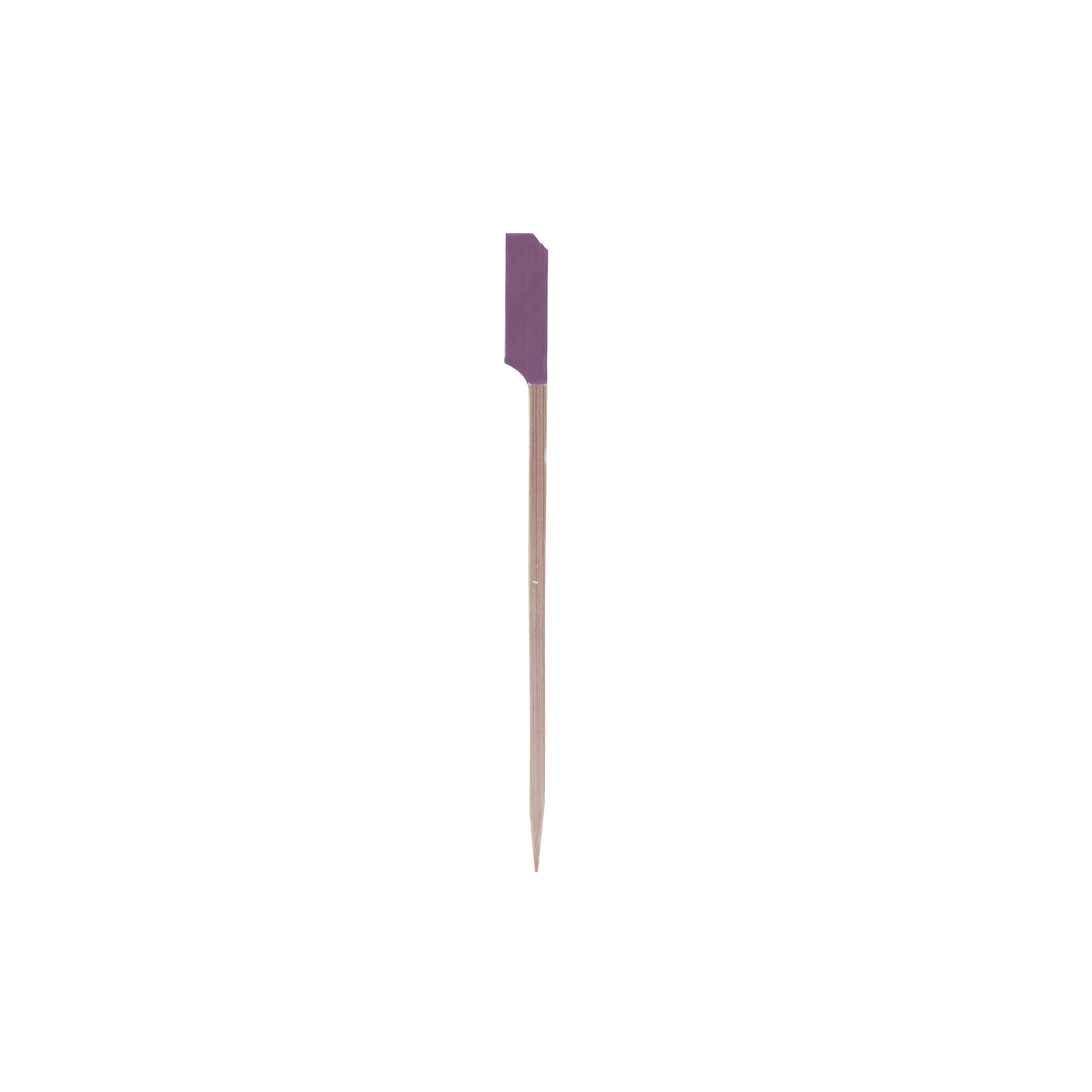 Bamboo Purple Allgn Paddle Skewer 11.5cm