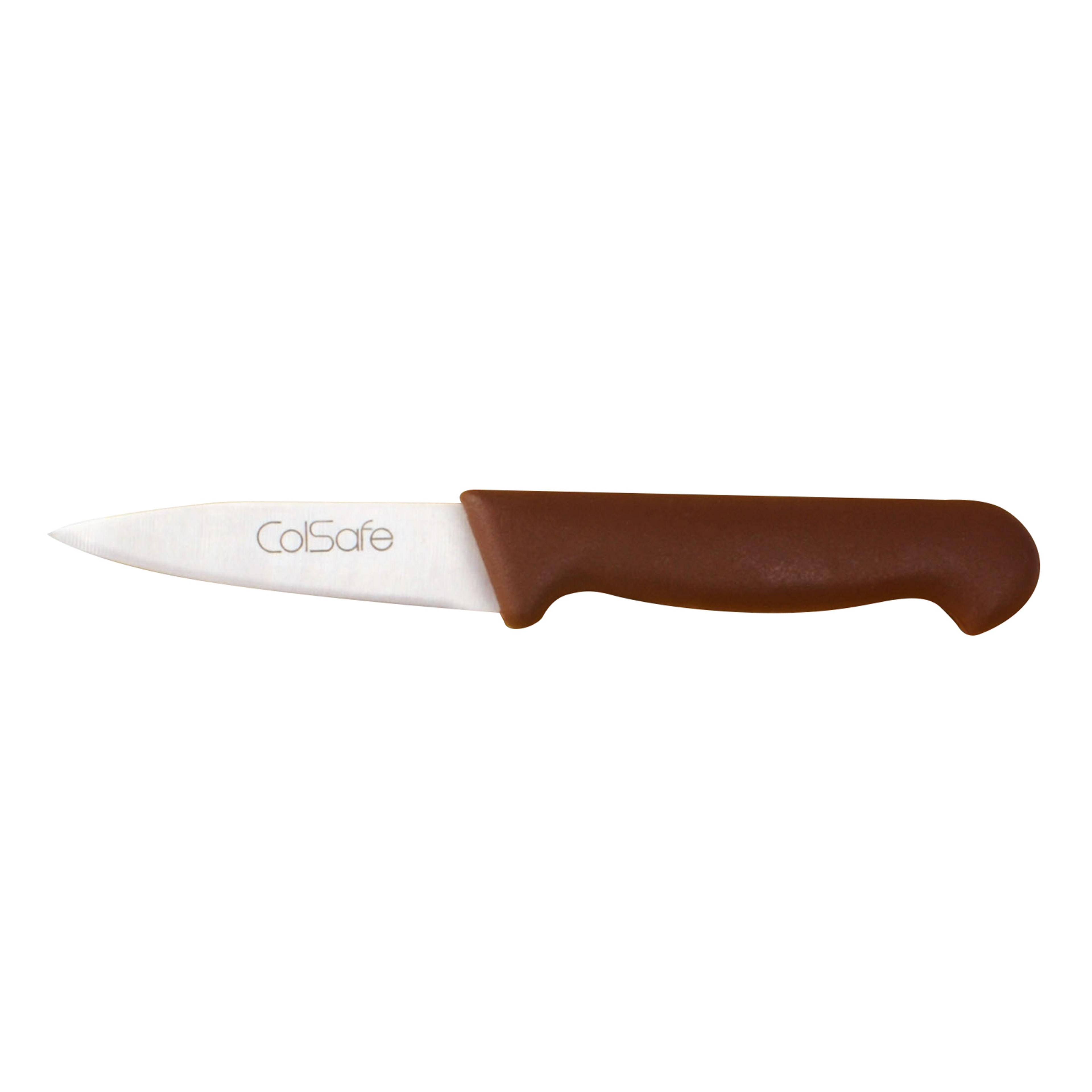 Brown Handled Vegetable Knife