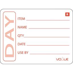 Removable Item/Date/Use By Labels 5cm - Pack of 500