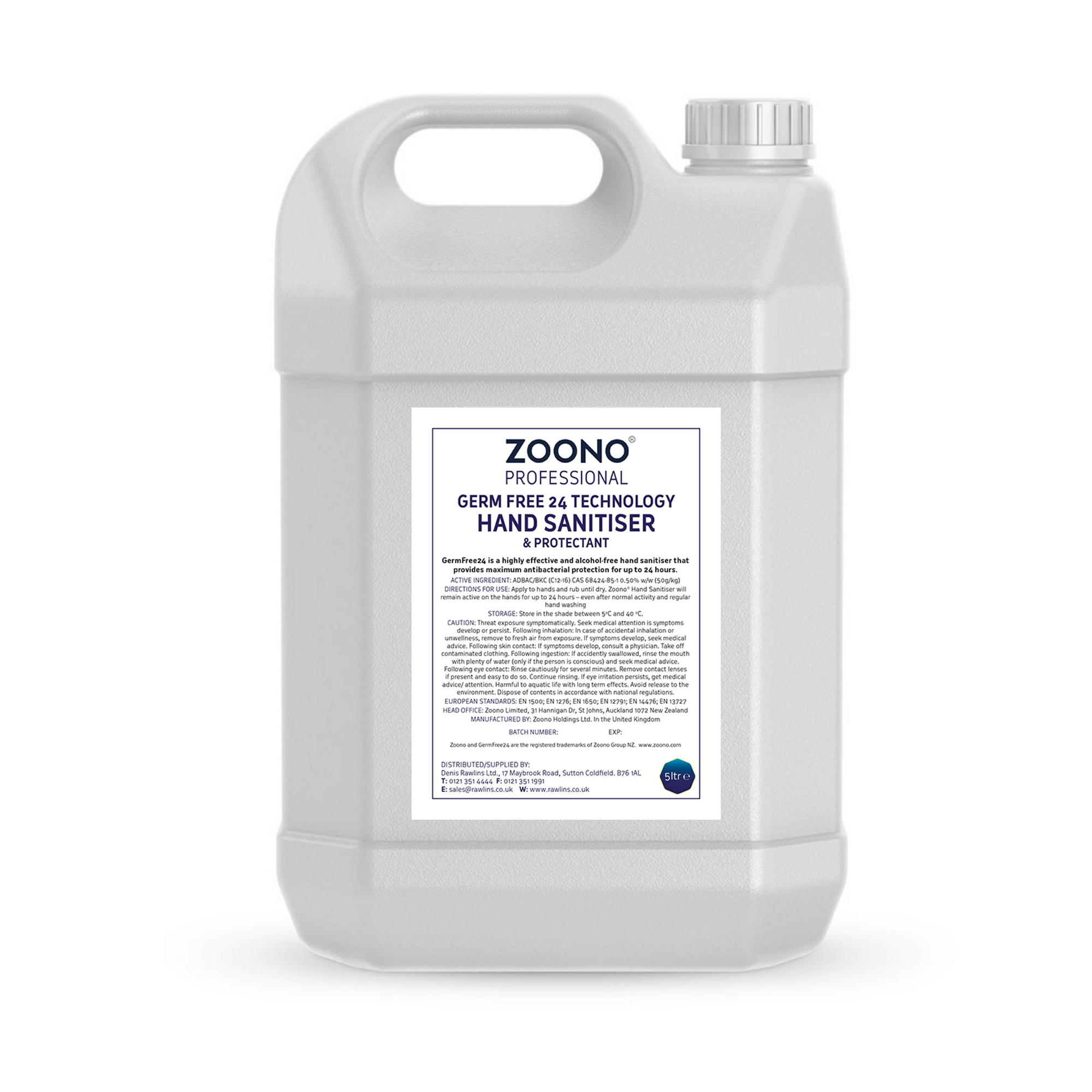 Zoono Z71 30 Day Surface Sanitiser 5l