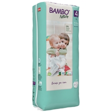 Bambo Nature Nappies Maxi TB Size 4 - pack of 144