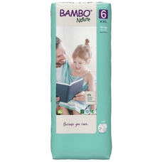 Bambo Nature Nappies XL- Plus TB Size 6 - pack of 120