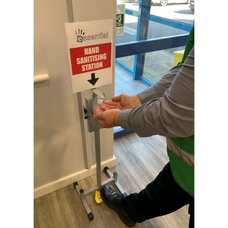 Foot-Operated Hand Sanitisation Station