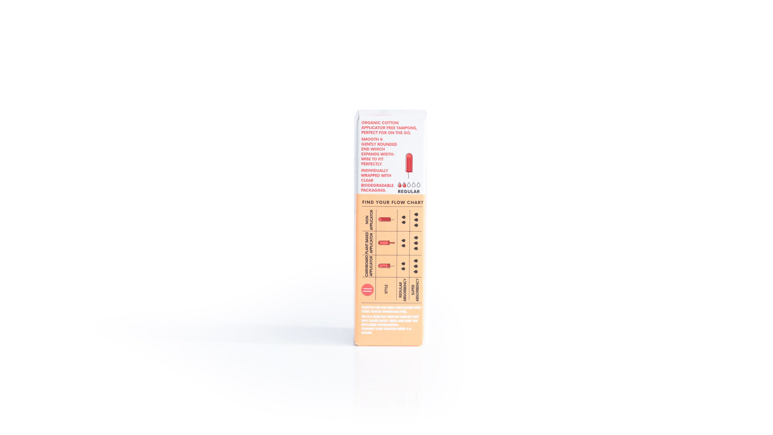 Organic Tampons Pack 16 Regular