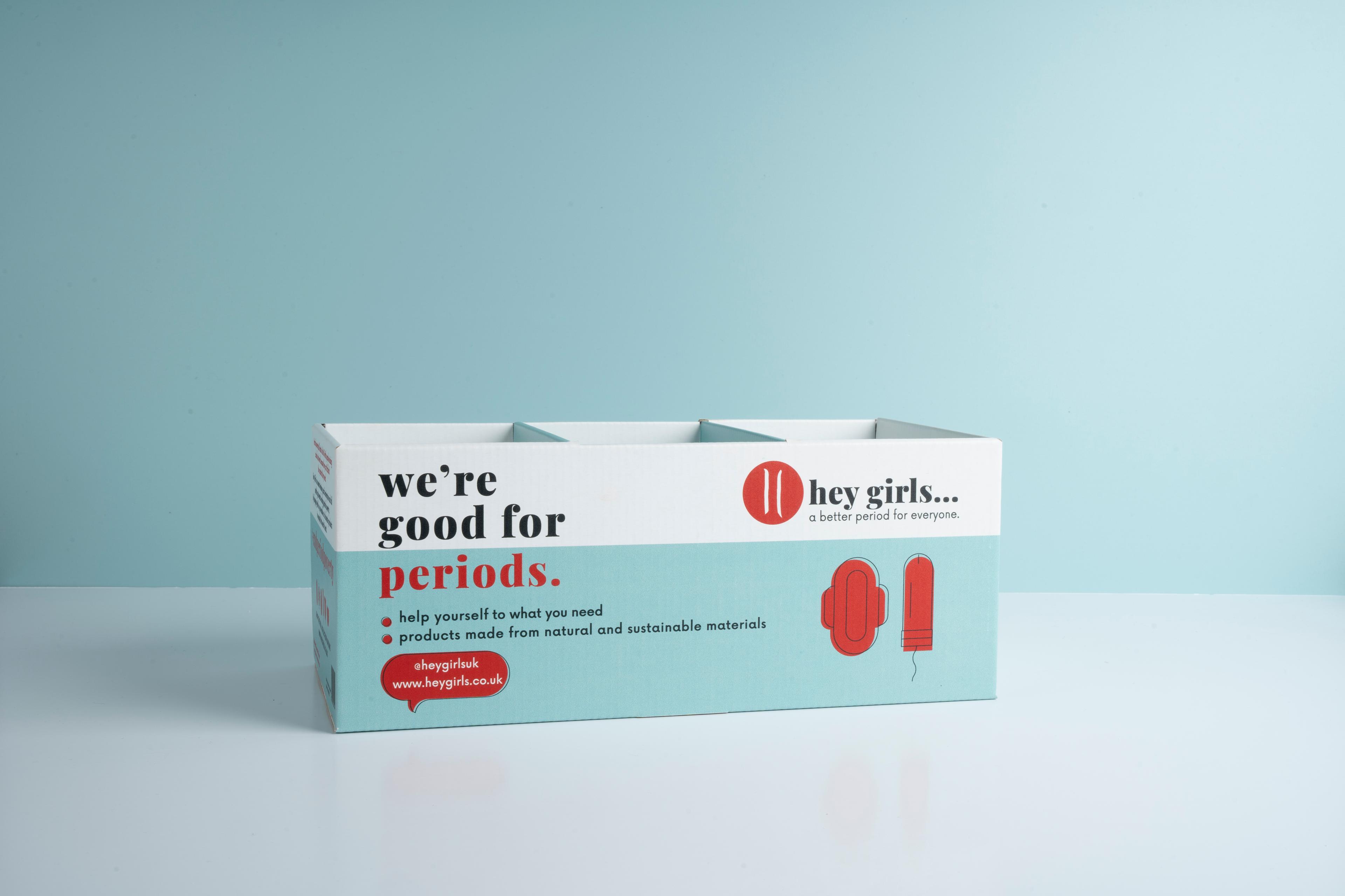 Hey Girls Cardboard Dispenser Trough
