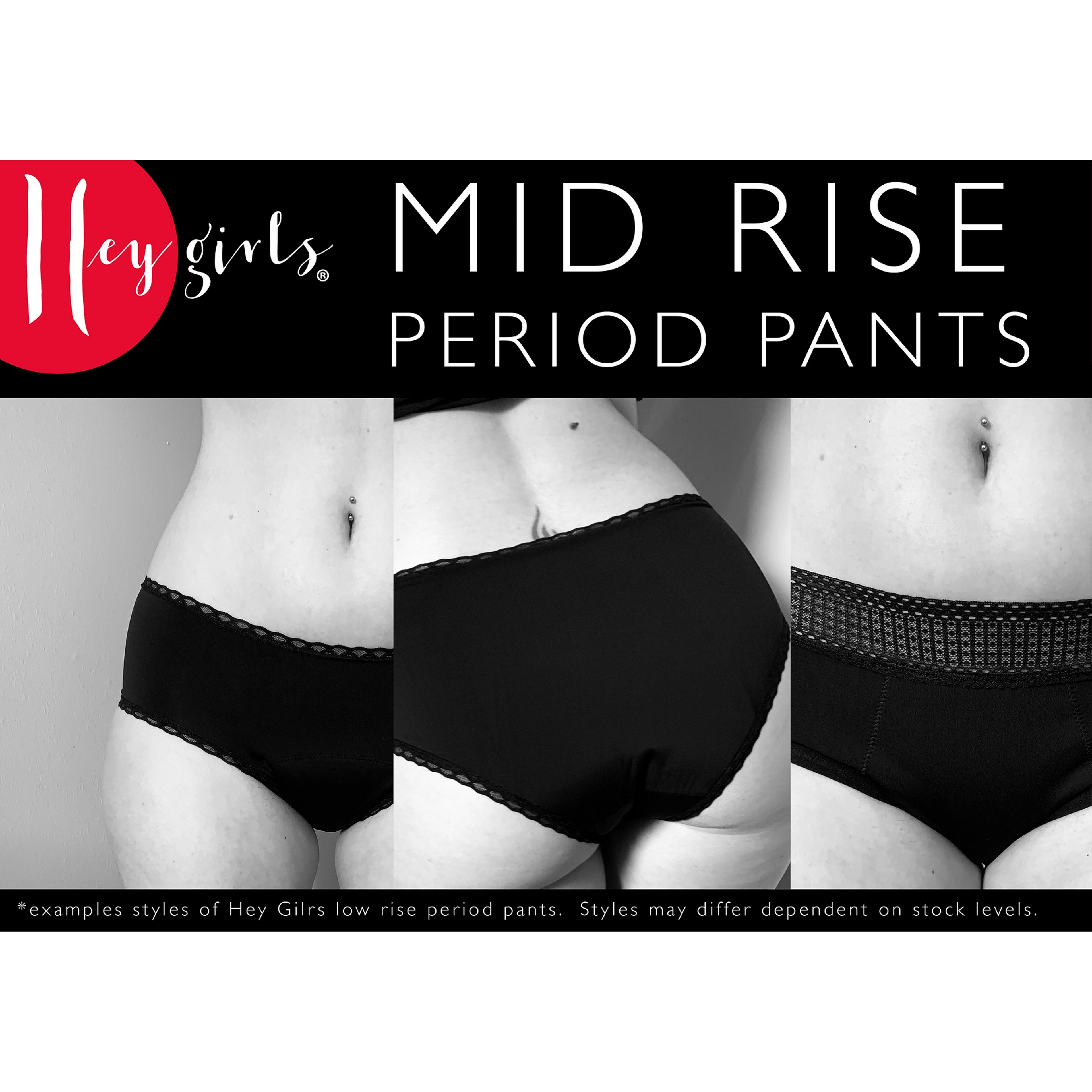 Hey Girls Everyday Period Pants Mid-Rise - Medium