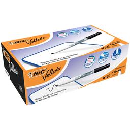 BIC Velleda 1741 Whiteboard Marker Pen - Medium Bullet Tip - Black - Pack of 100