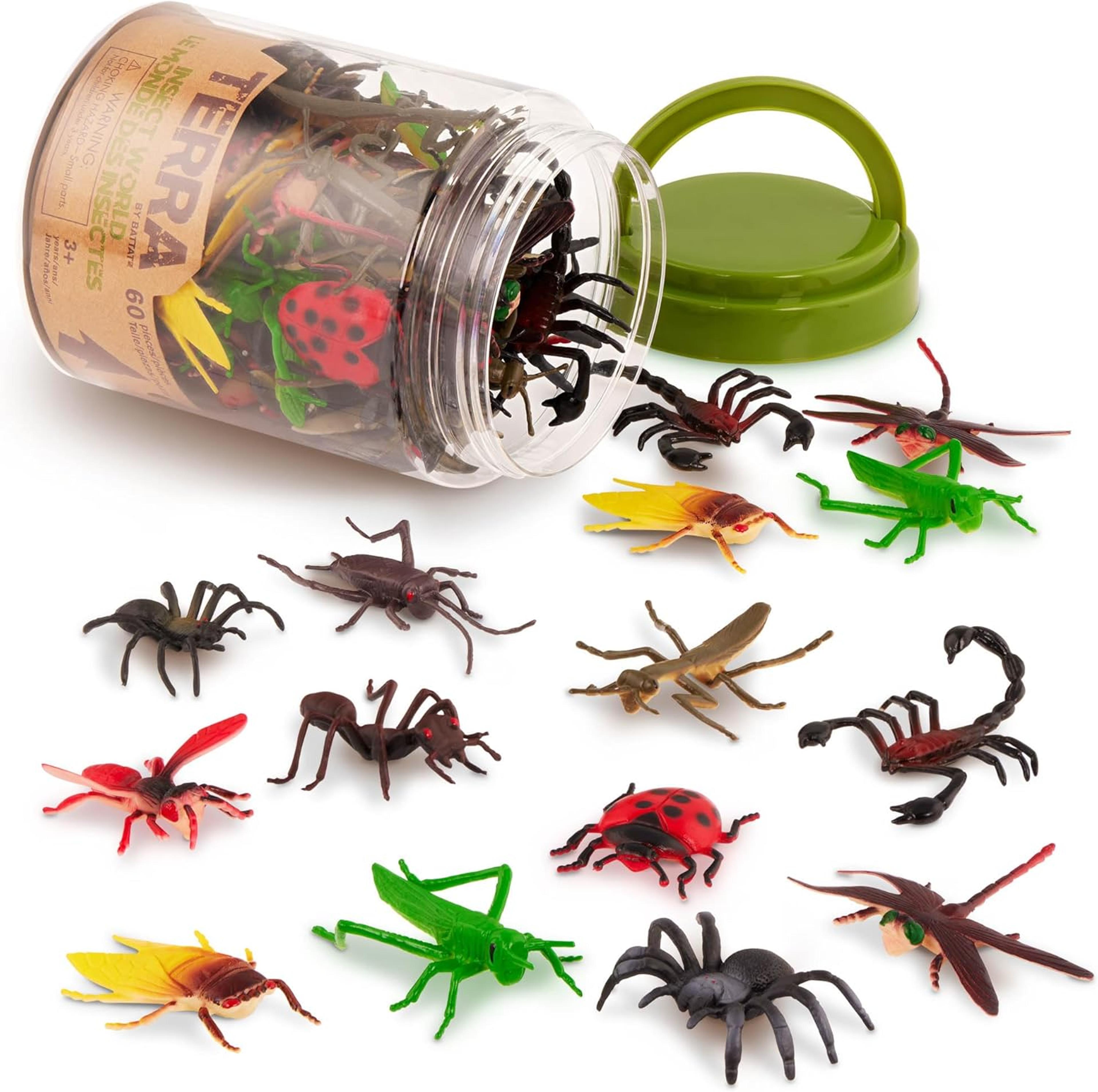 Terra by battat Miniature Insects in a Tube - Pack of 60