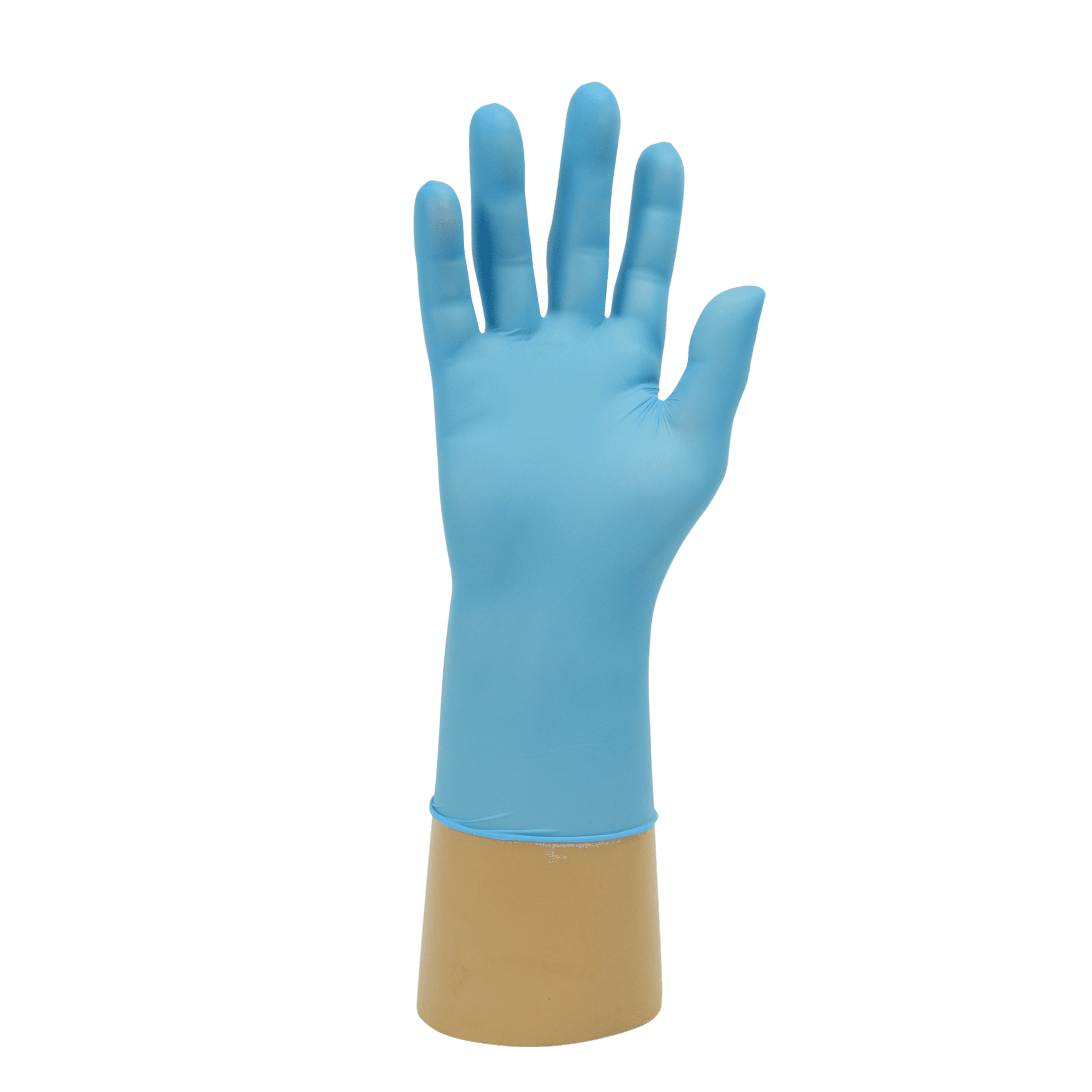 Polyco Large Blue Powder Free Nitrile Disposable Gloves - Pack of 100
