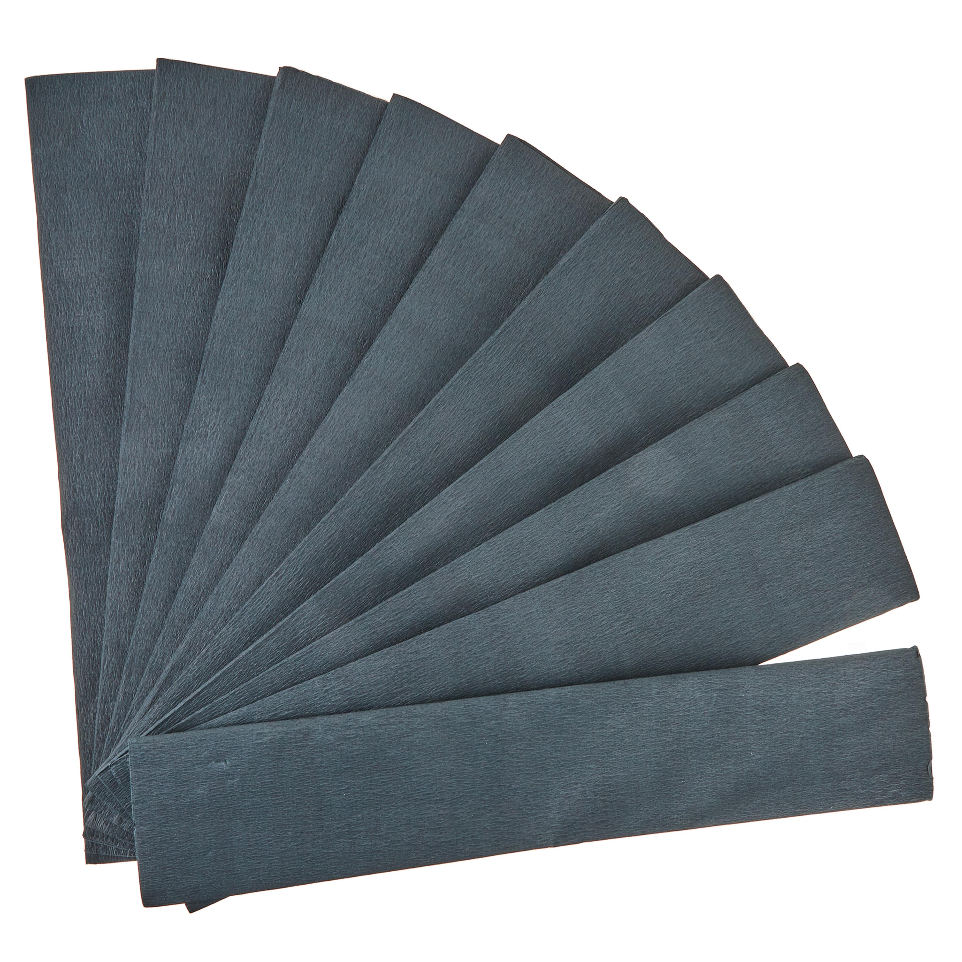 Classmates Colour Fast Crêpe Paper - Black - Pack of 10