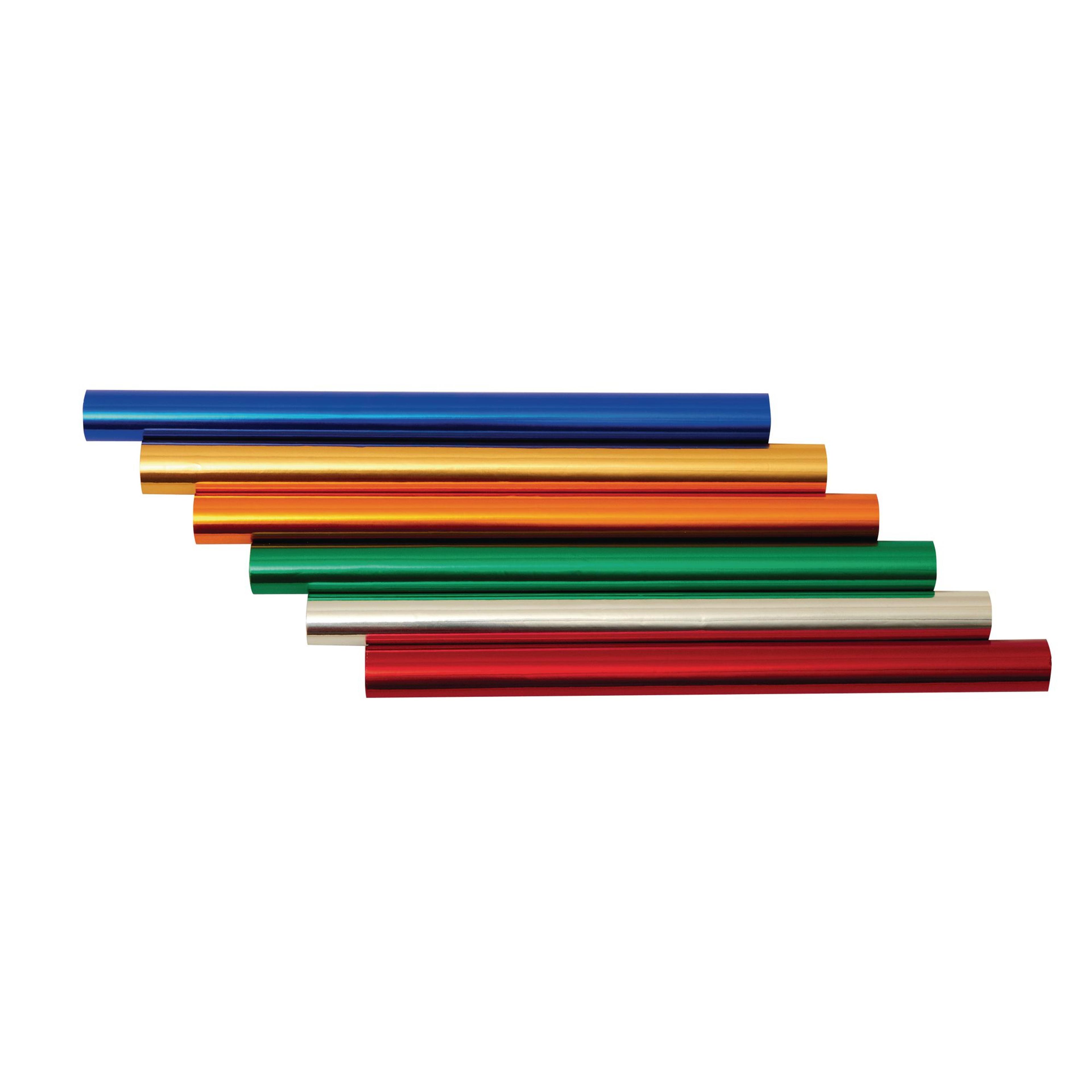 Classmates Paper Backed Foil Rolls - Assorted - 4.5m - Pack of 6