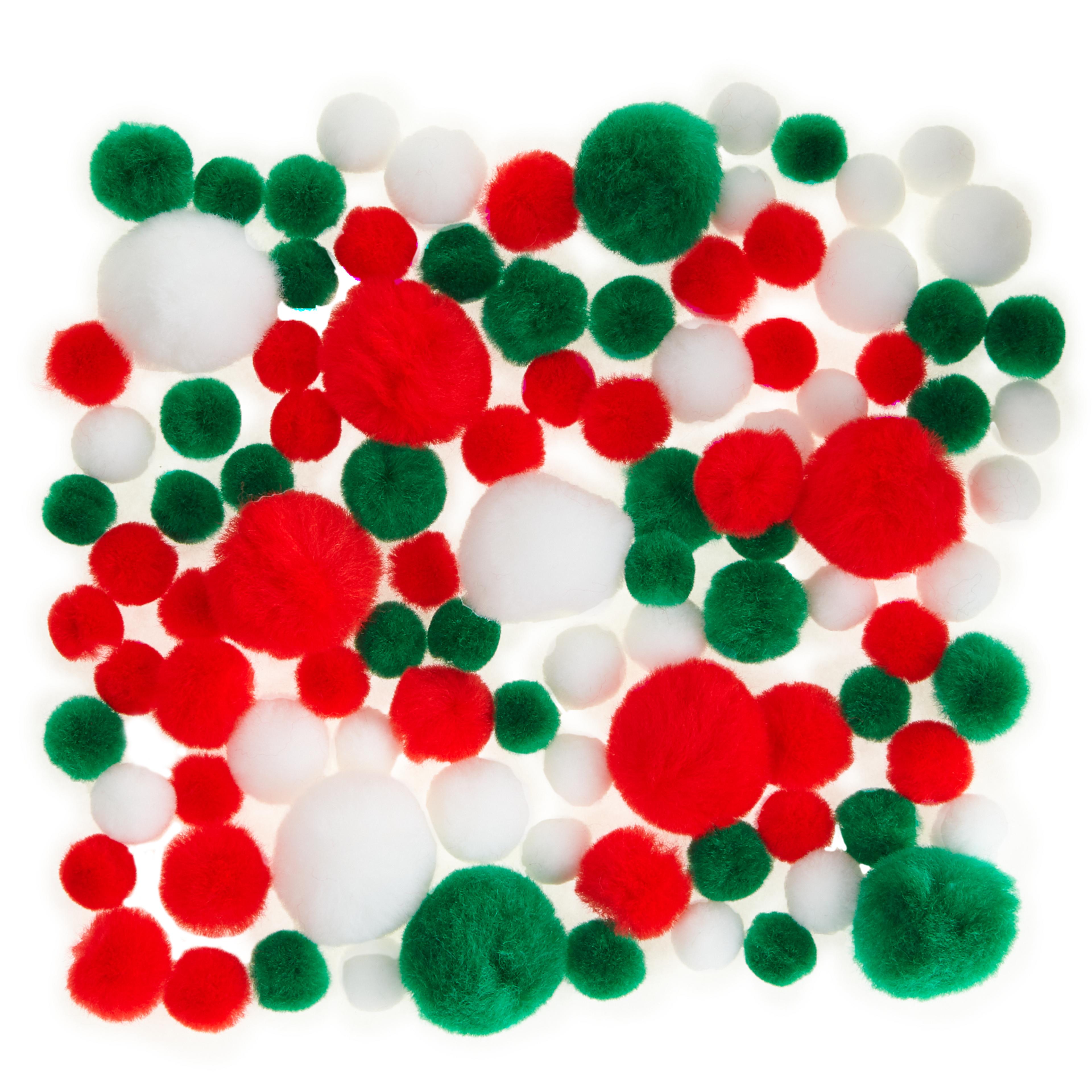 Classmates Festive Pom Poms - Pack of 100