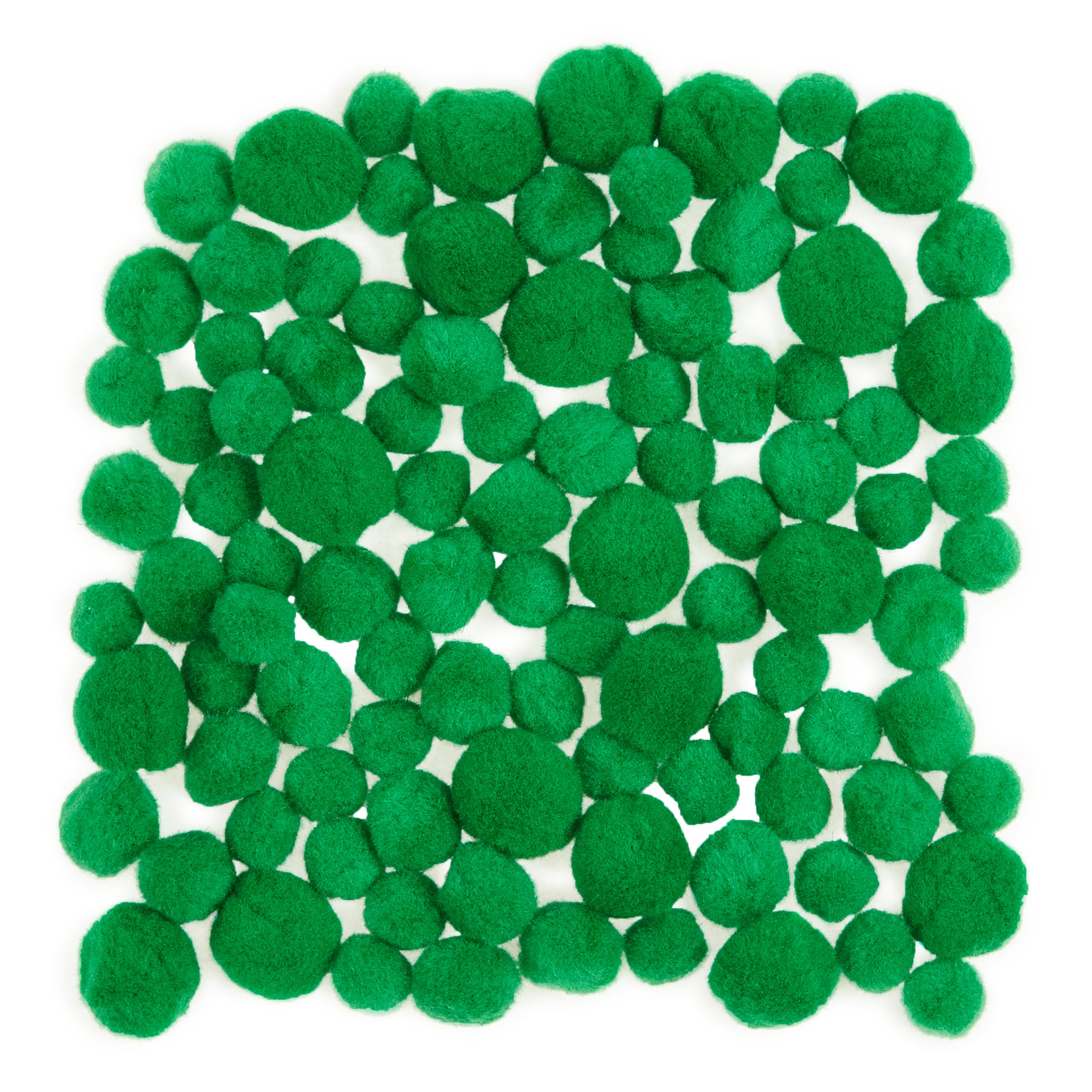 Classmates Pom poms - Green - Pack of 100