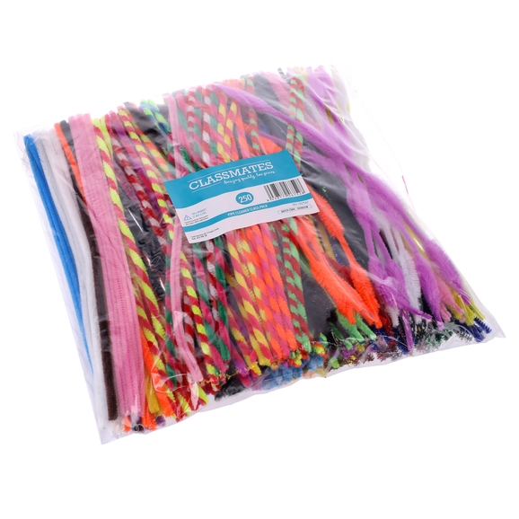 Rainbow Colours Pipe Cleaners Value Pack (Pack of 120) Craft Supplies