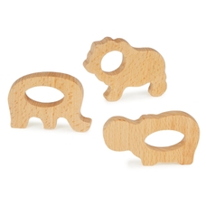 Wooden Grasping Toys - Wild Animals from Hope Education