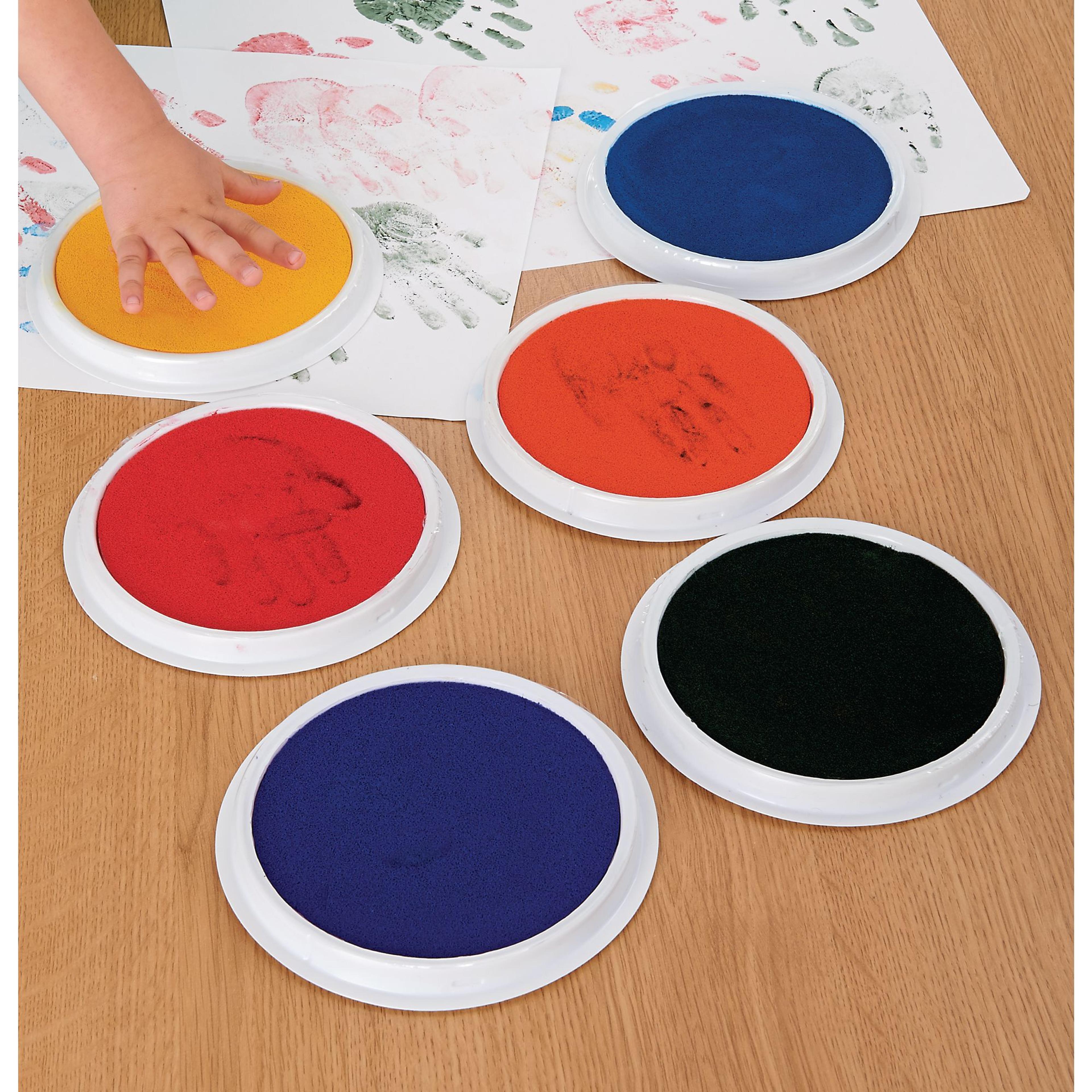  Giant Ink Pads - Assorted - Pack of 6