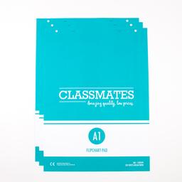 Classmates Plain Flipchart Pads - Pack of 10