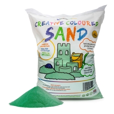 Coloured Sand - Green 15kg Bag 