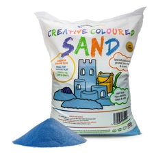 Coloured Sand - Blue 15kg Bag 
