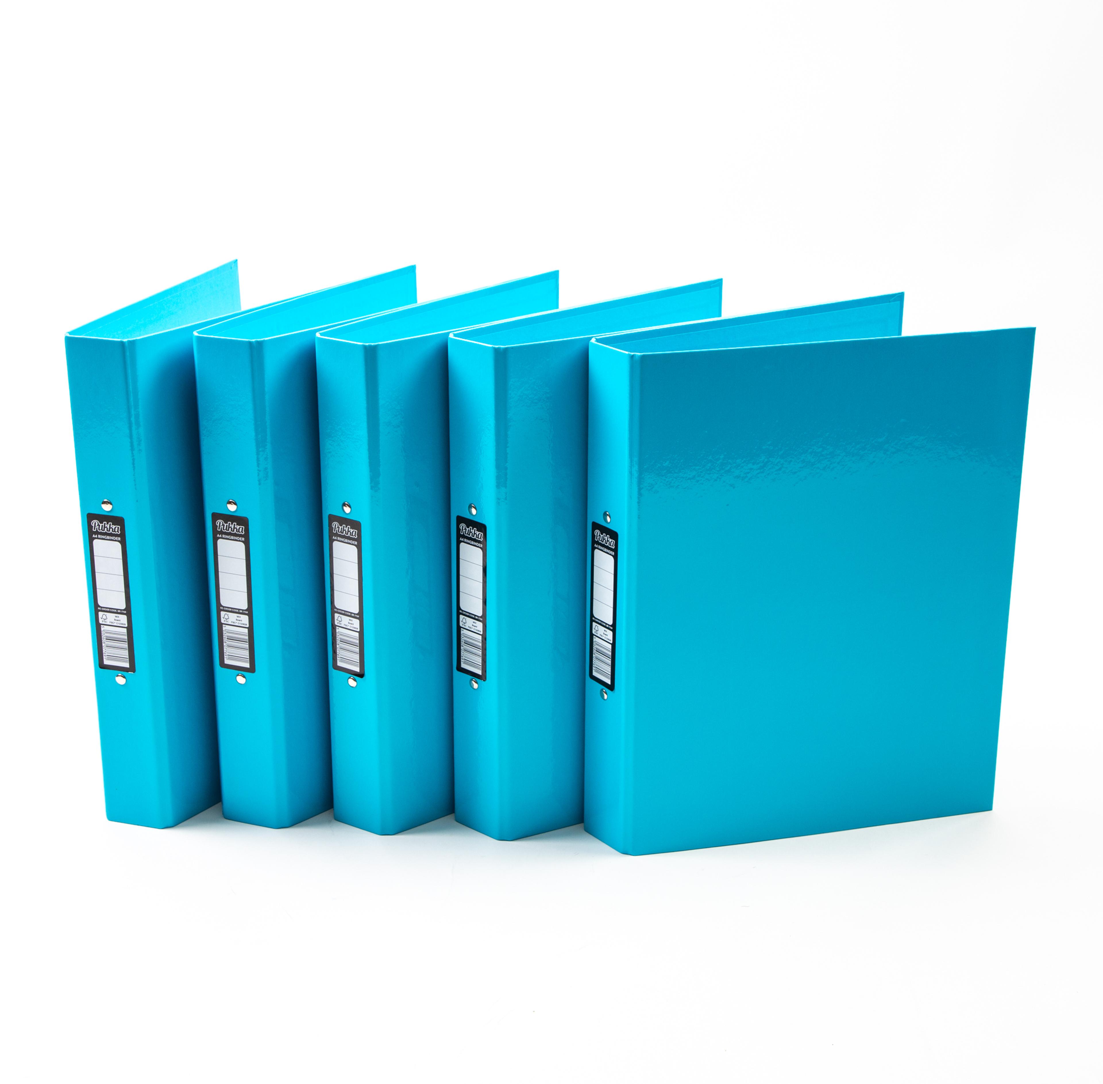 Pukka Ring Binder Files - Blue - Pack of 10