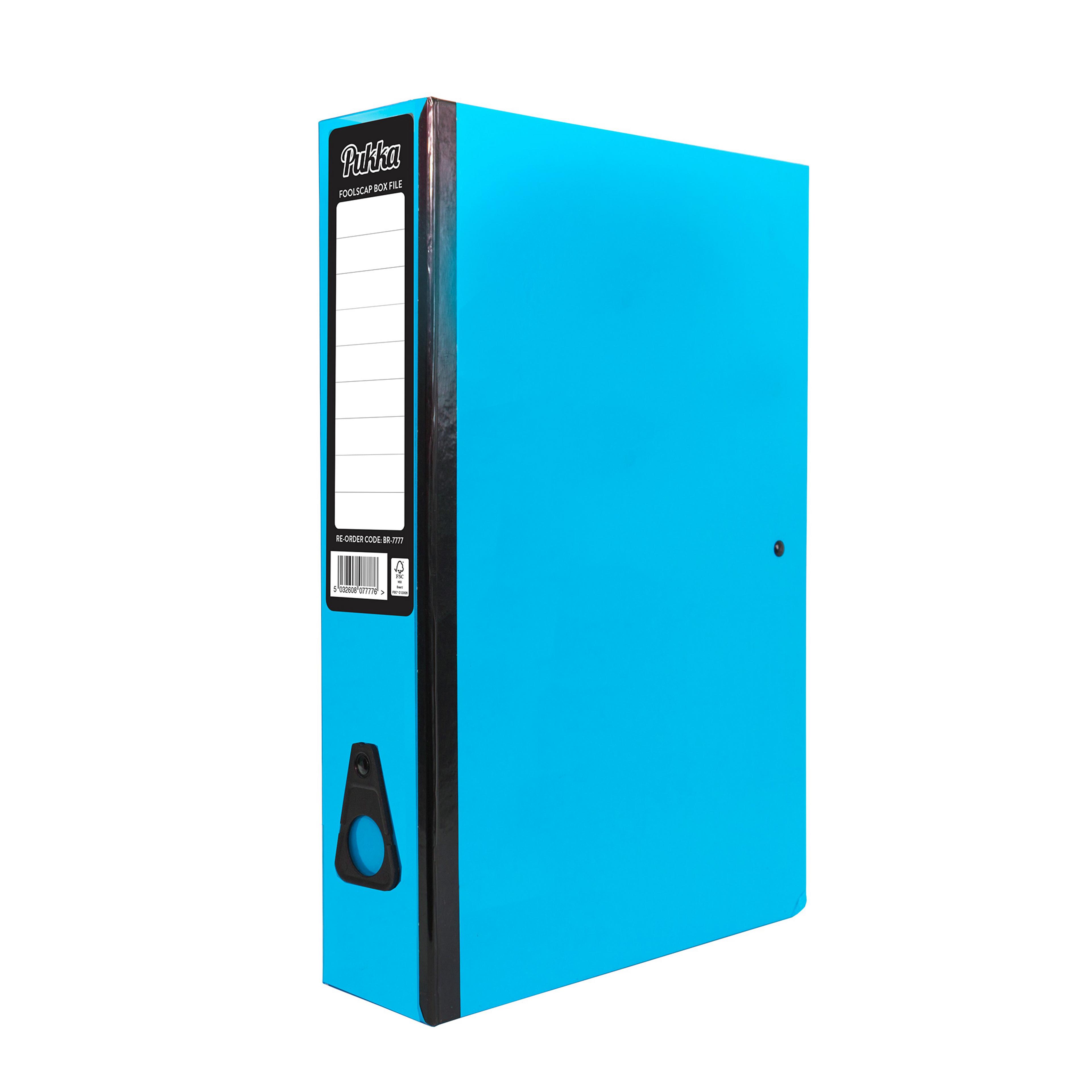 Pukka Box Files - Blue - Pack of 10