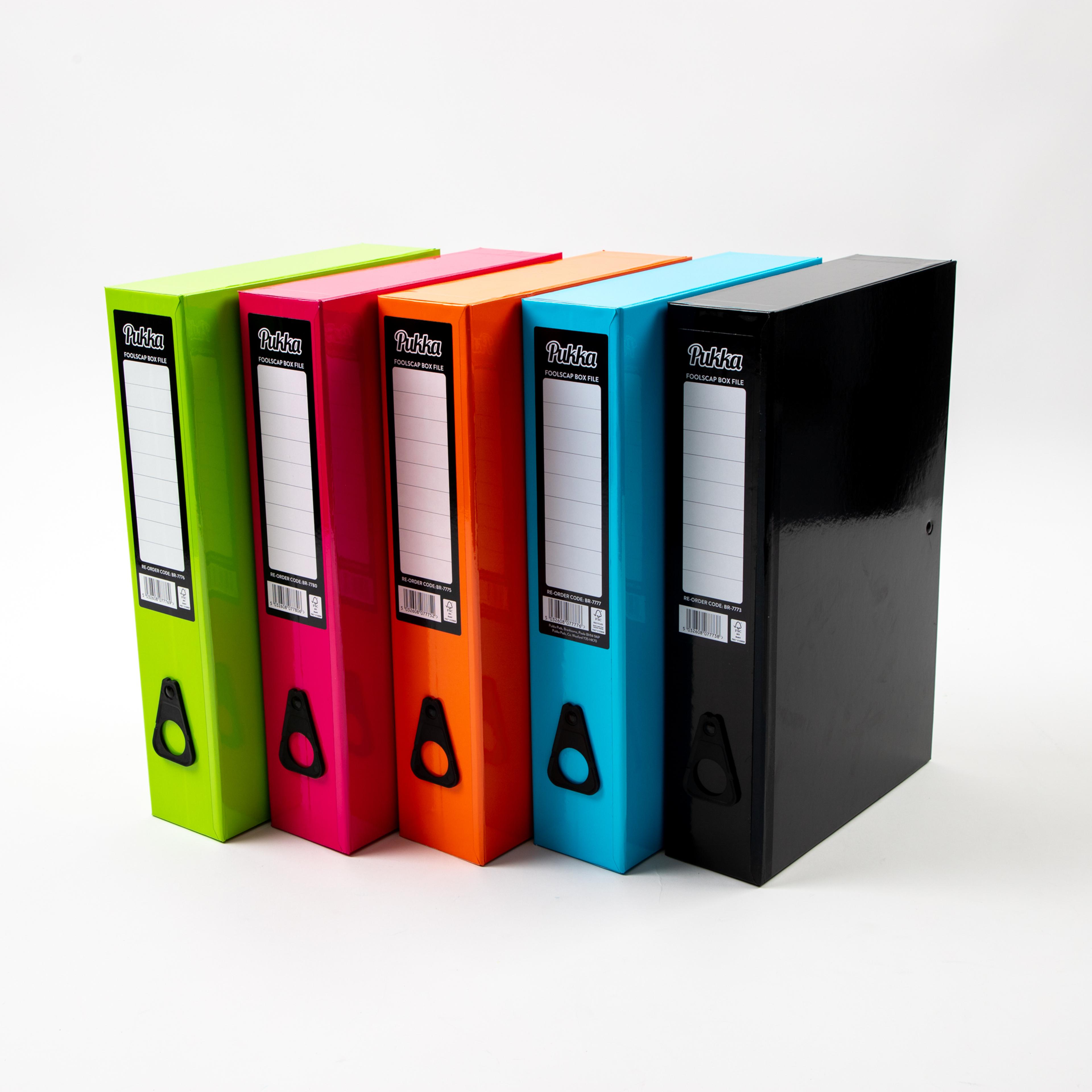 Pukka Box Files - Assorted - Pack of 10