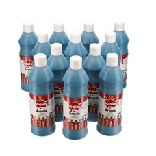 Scola Artmix Ready Mixed Paint - 600ml - Turquoise - Pack of 12