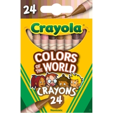 Crayola Colors of the World Crayons - Pack of 24