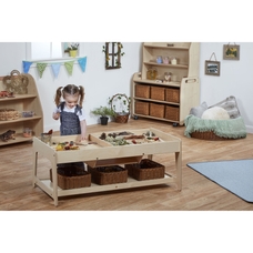 Investigation Play Table with 4 Shallow Baskets