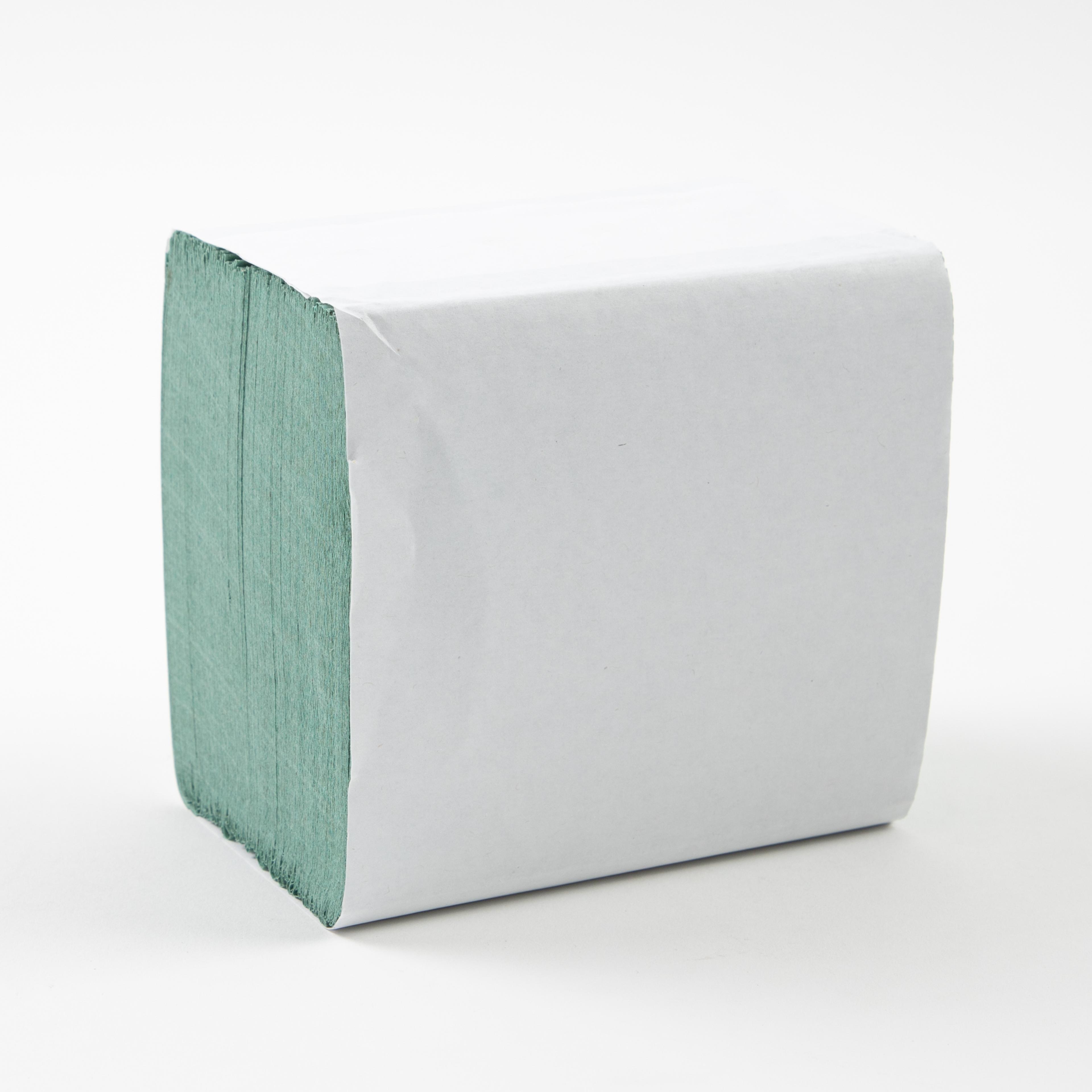 Classmates Half Width Hand Towels - Green - Pack of 30