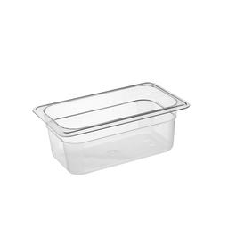 1/4 Clear Polypropylene Gastronorm - Depth 100mm